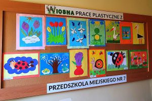 Wiosna – prace plastyczne z Przedszkola Miejskiego nr 7 w Starachowicach